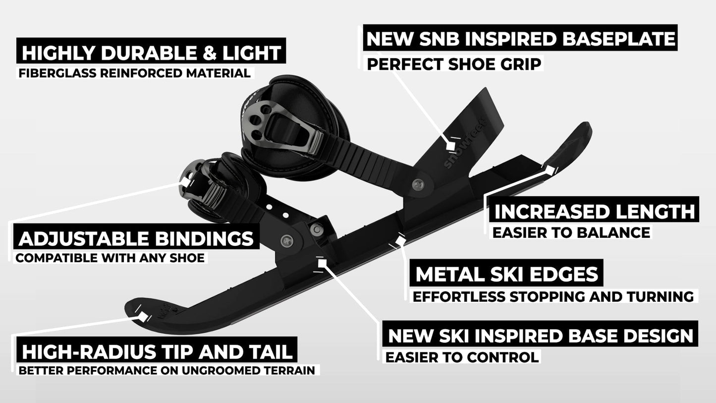 Ultimate 50cm Ski Skates PRO – Experience Unmatched Glide and Conquer the Snow!